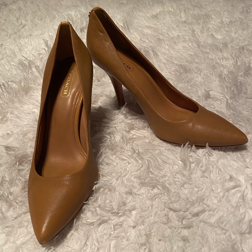 BOGO - Coach - Brown Leather Heels